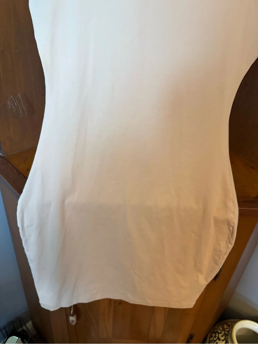 ASSETS by Spanx Light Beige Tank slip Dress 1X - Picture 8 of 9